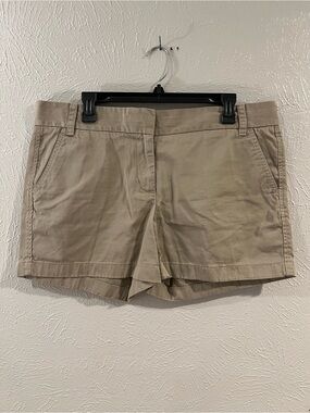 J. Crew Beige Cotton Chino Bermuda Shorts